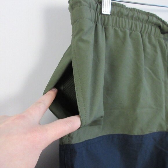 Duluth Trading Swim Trunks Men Large Green Black Pier Genius 9" Board Short 212 - Picture 6 of 15